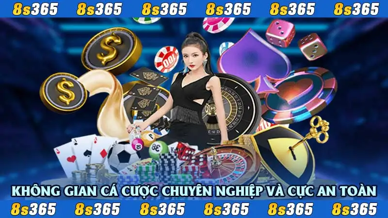 Không gian cá cược chuyên nghiệp và cực an toàn