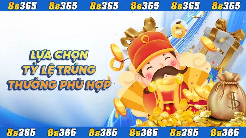 Lựa chọn tỷ lệ trúng thưởng phù hợp